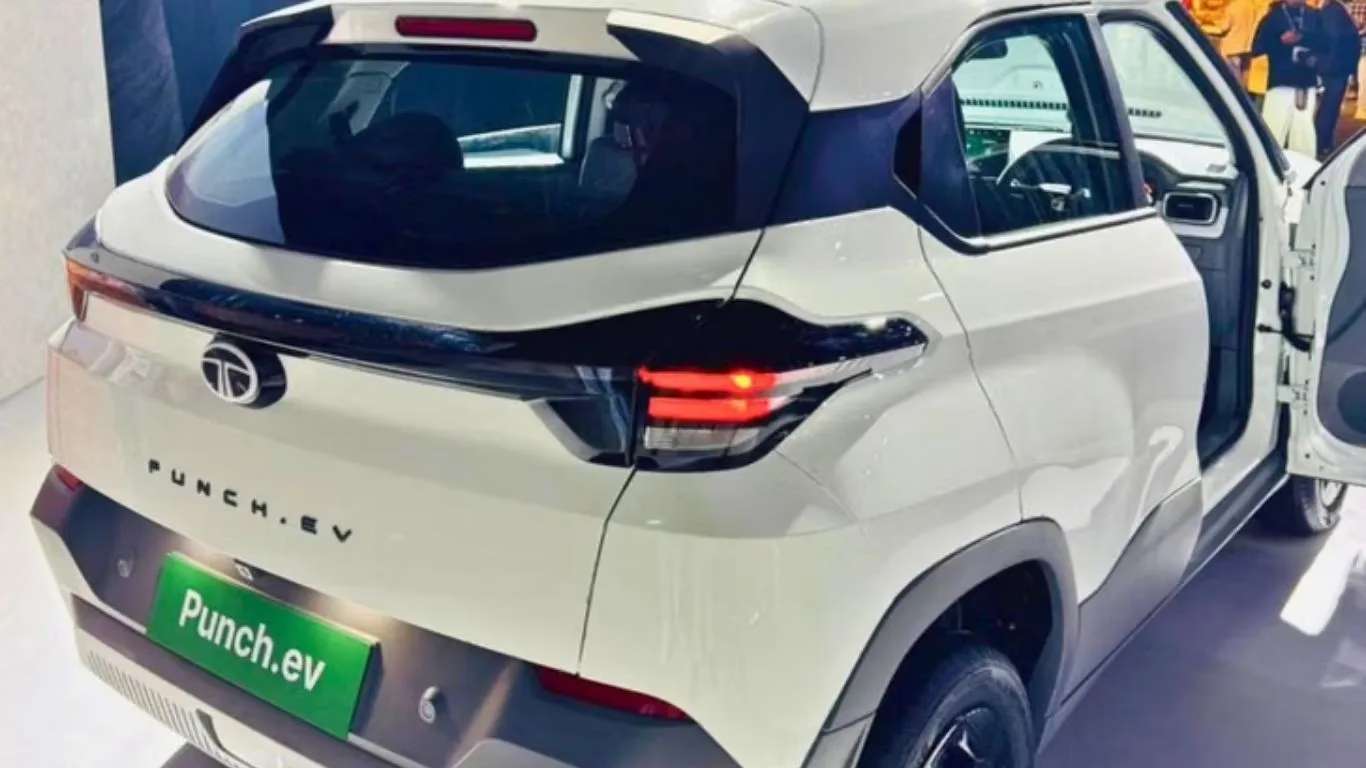Tata Punch EV Rear View Design Tata Punch EV Rear View Design