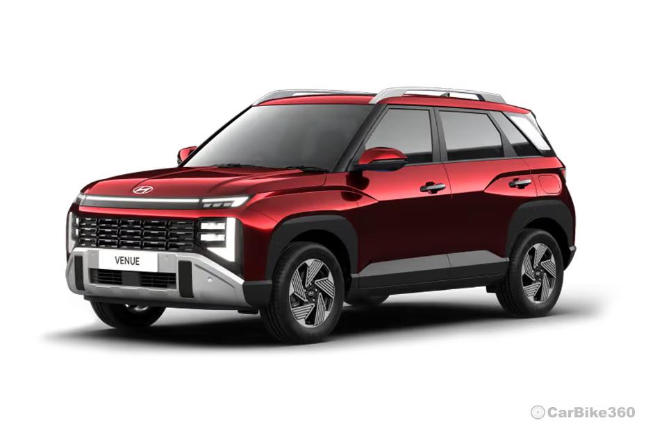 Hyundai Venue Dragon Red Color Hyundai Venue Dragon Red Color