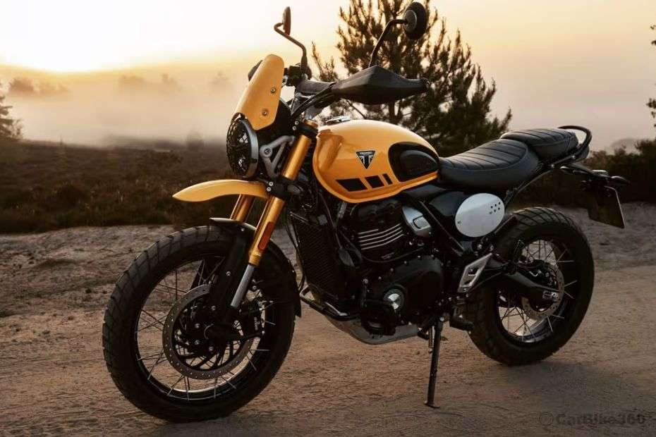 Triumph Scrambler 400 XC Lef Front Three Quarter Triumph Scrambler 400 XC Lef Front Three Quarter