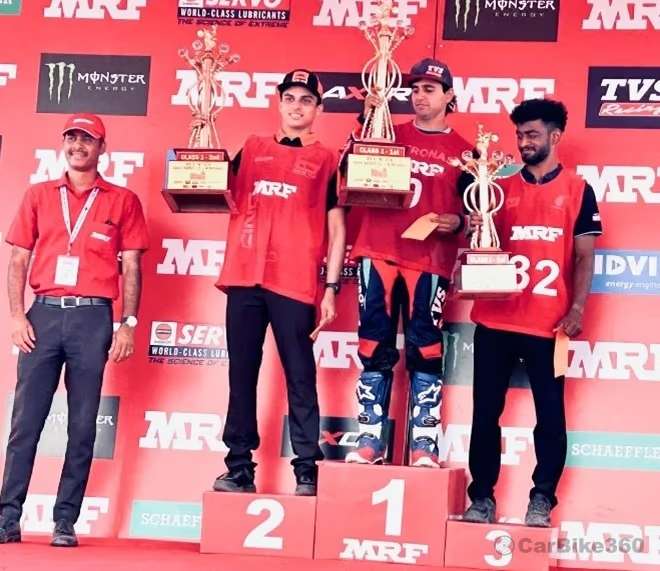 Shlok Ghorpade Clinches A Podium Finish At MRF MOGRIP SuperCross FMSCI Championship In Coimbatore Audio