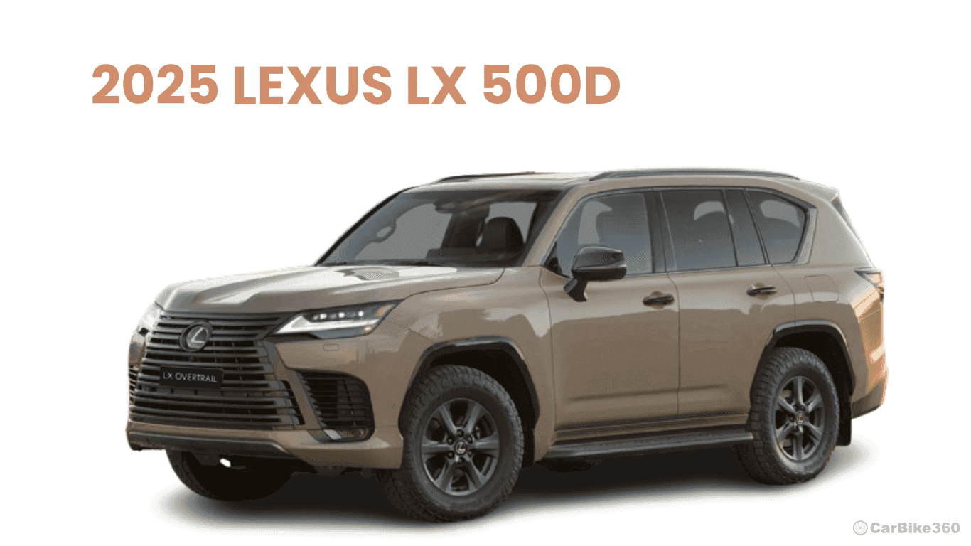 2025 लेक्सस LX 500d को अपग्रेड और नए ओवरट्रेल वेरिएंट के साथ लॉन्च किया गया 2025 Lexus LX 500d