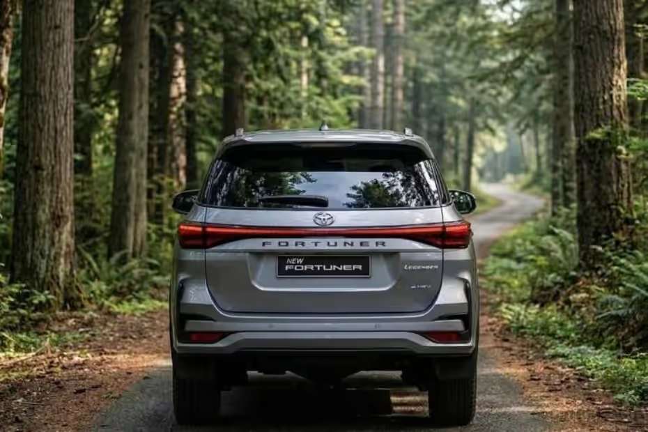 Toyota Fortuner 2026 Rear View Toyota Fortuner 2026 Rear View
