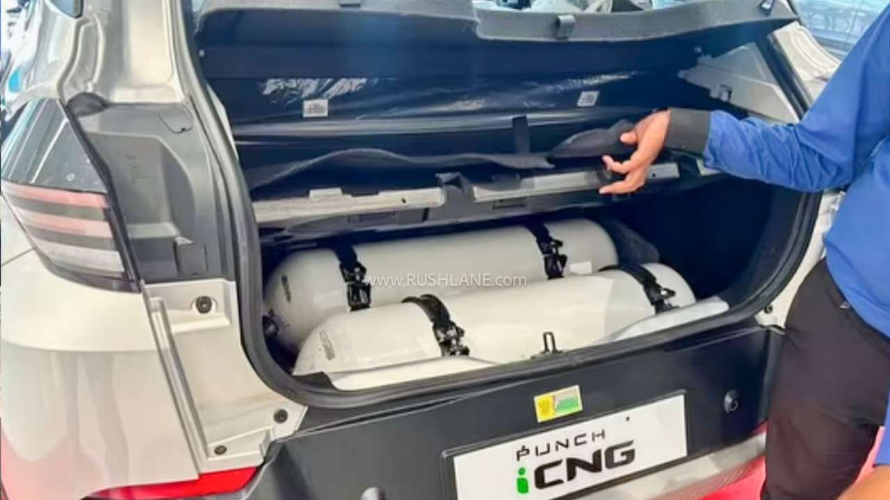 Tata Punch Facelift CNG Boot