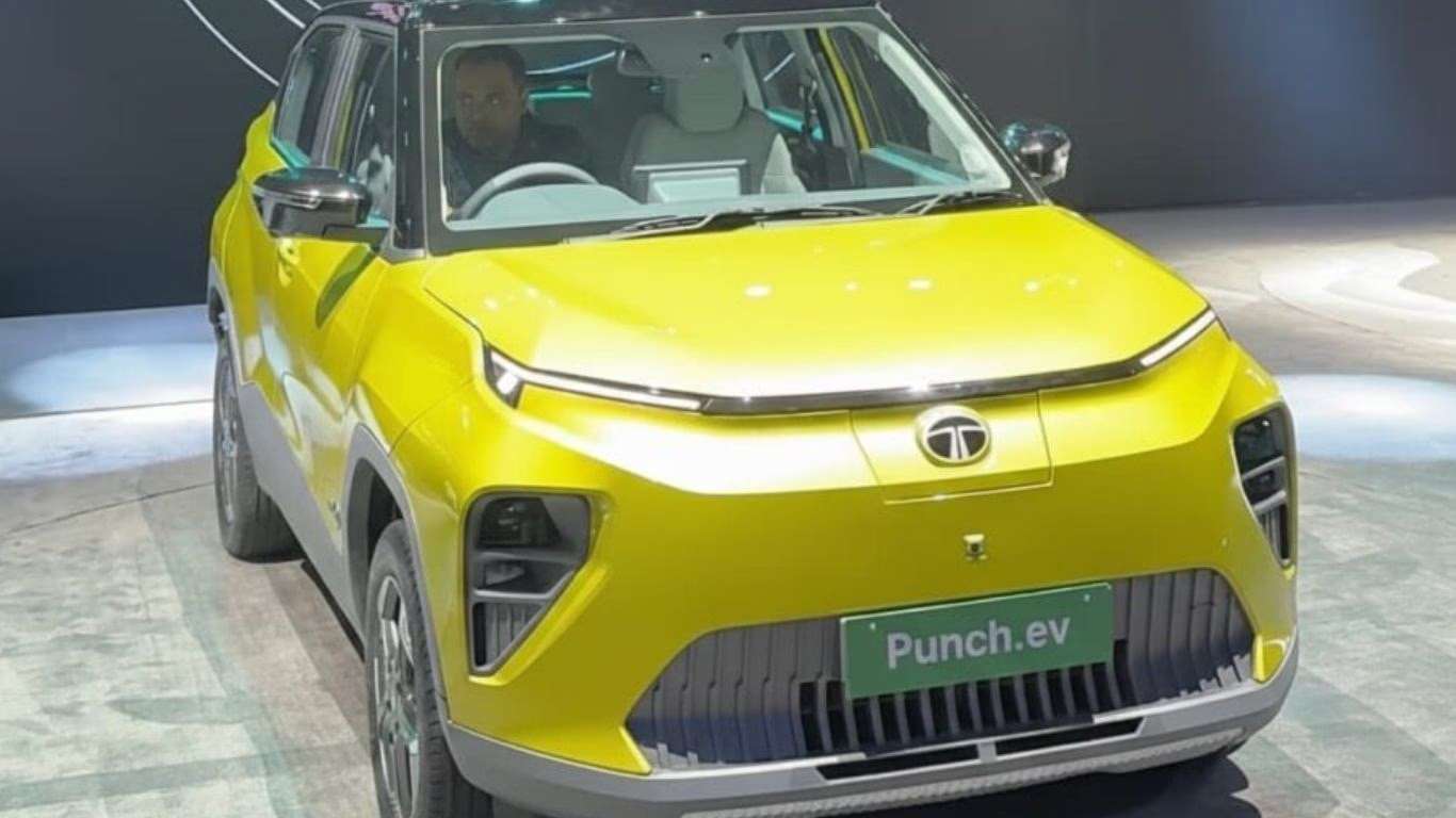 2026 Tata Punch EV Facelift-New Front Design View