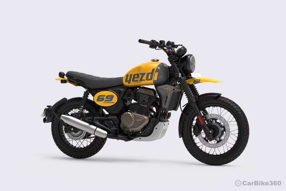 Yezdi Motorcycles Scrambler Right Front Three Quarter View Yezdi Motorcycles Scrambler Right Front Three Quarter View