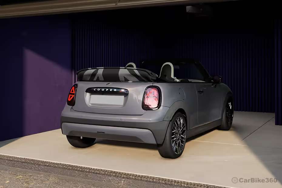 Mini Cooper S Convertible Rear Right Three Quarter View Mini Cooper S Convertible Rear Right Three Quarter View