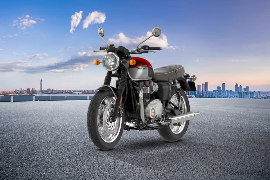 Triumph bonneville t120 left front three quarter Triumph bonneville t120 left front three quarter