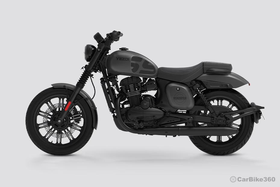 2025 yezdi roadster side profile view (left) 2025 yezdi roadster side profile view (left)