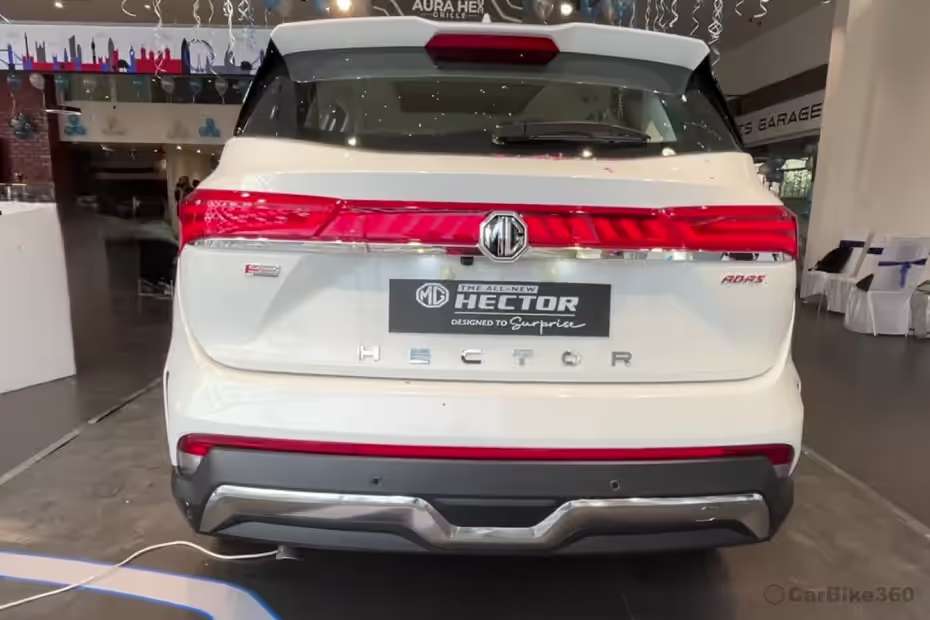 MG Hector Rear View MG Hector Rear View