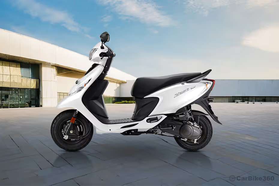 TVS Zest 110 Side Profile View (Left) TVS Zest 110 Side Profile View (Left)