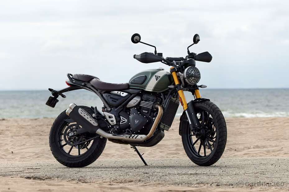 Triumph Scrambler 400 X Side Profile View (Right) Triumph Scrambler 400 X Side Profile View (Right)