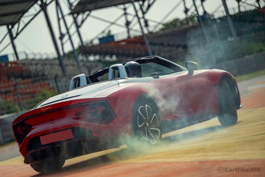 MG Cyberster Right Rear Three Quarter MG Cyberster Right Rear Three Quarter