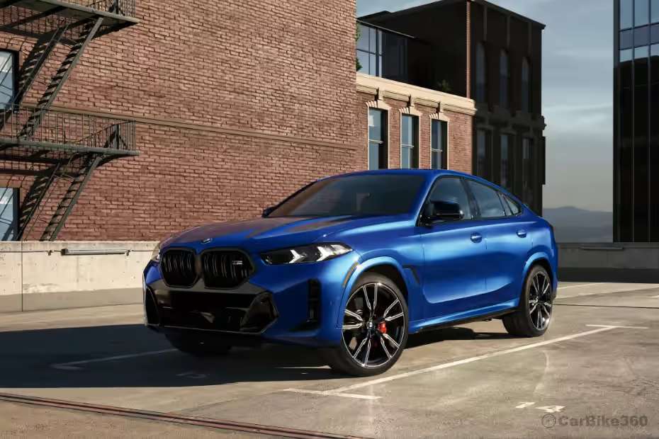 BMW X6 Facelift Left Front Three Quarter View BMW X6 Facelift Left Front Three Quarter View