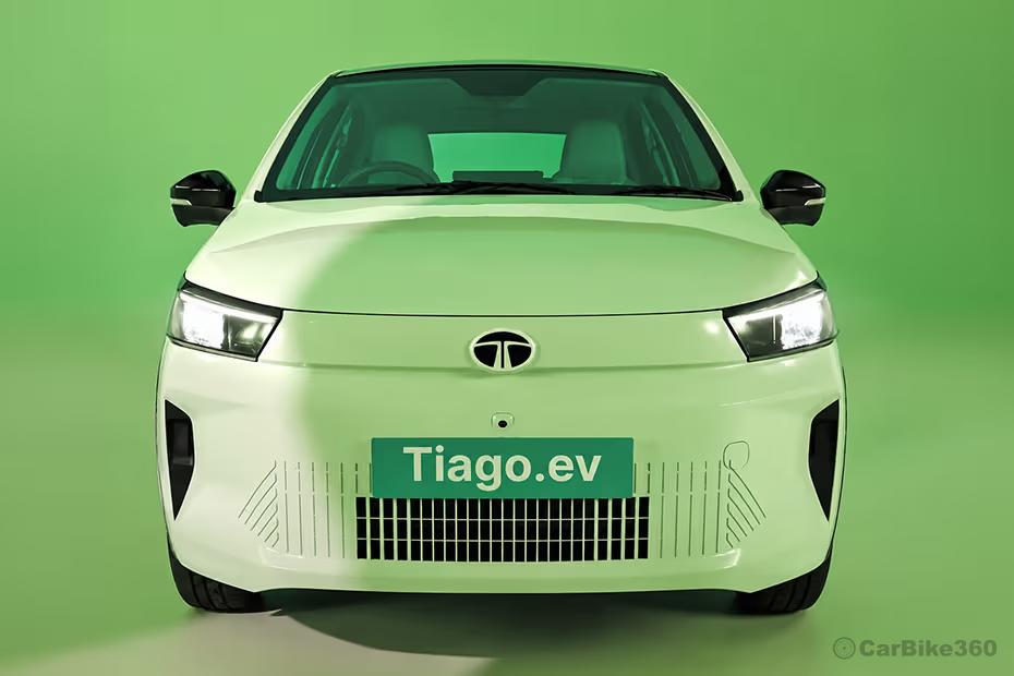 Tata Tiago EV Facelift Front View Tata Tiago EV Facelift Front View