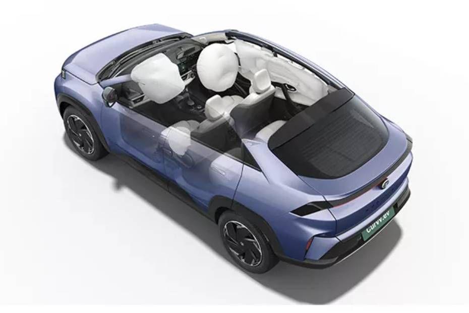 Tata Curvv EV 6 Airbags (Driver, Front Passenger, 2 Curtain, Driver Side, Front Passenger Side) Tata Curvv EV 6 Airbags (Driver, Front Passenger, 2 Curtain, Driver Side, Front Passenger Side)
