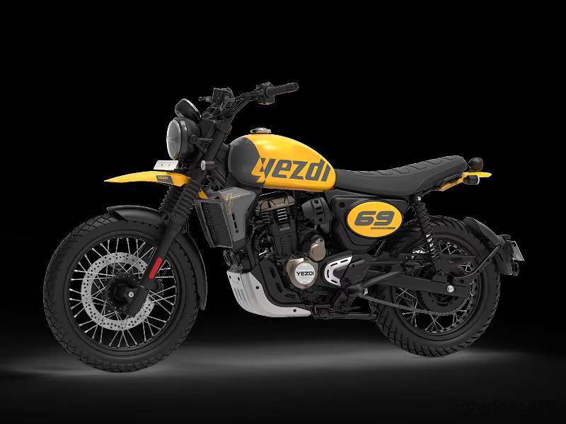 Yezdi Motorcycles Scrambler Left Front Three Quarter View Yezdi Motorcycles Scrambler Left Front Three Quarter View