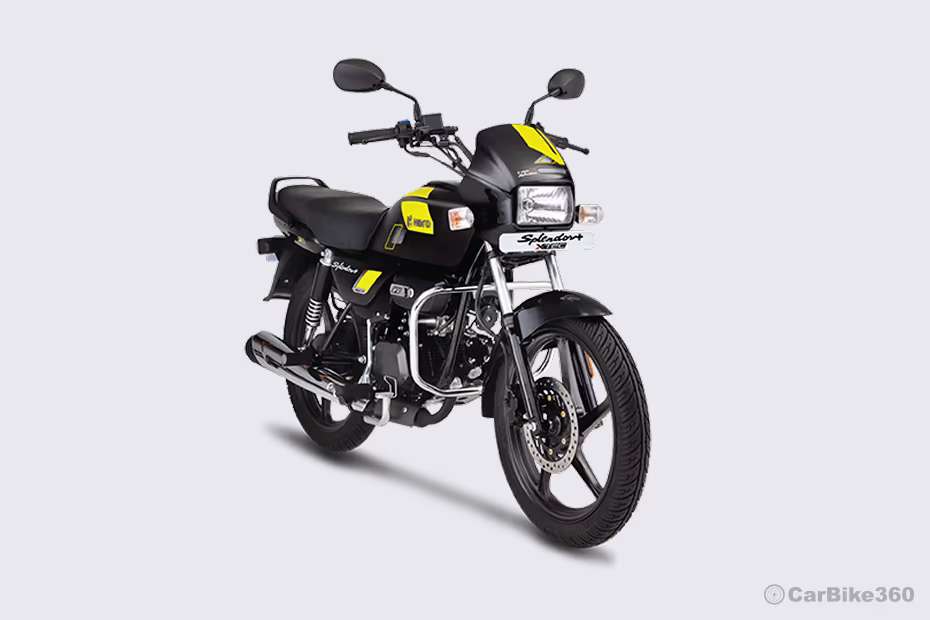 Hero Splendor Plus XTEC Right Front Three Quarter Hero Splendor Plus XTEC Right Front Three Quarter