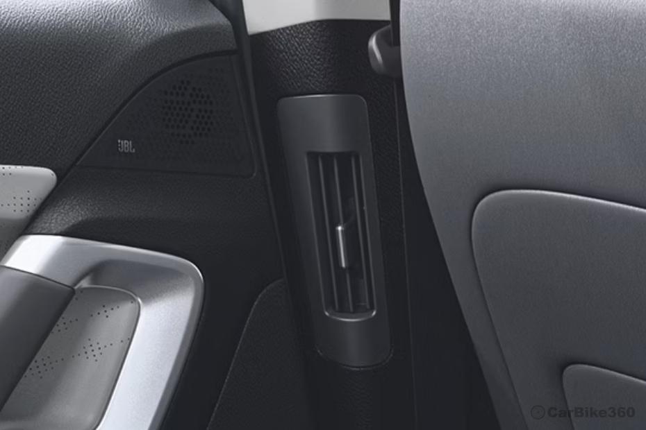Tata Harrier EV Rear AC Vents Tata Harrier EV Rear AC Vents