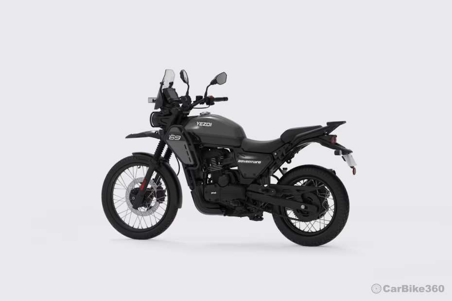 Yezdi Adventure 2025 left Yezdi Adventure 2025 left