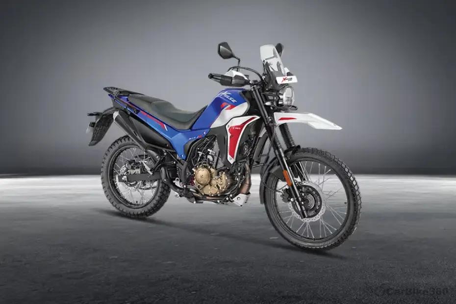 Hero xpulse 210 right front three quarter Hero xpulse 210 right front three quarter