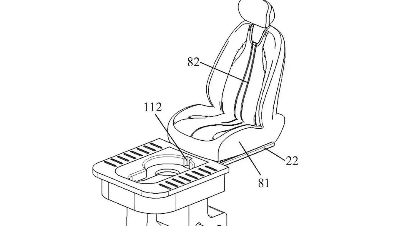 Seres Patents Hidden Sliding Under‑Seat Toilet for Aito EVs