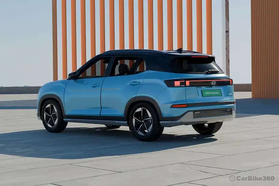 Hyundai Creta Electric Left Rear Three Quarter Hyundai Creta Electric Left Rear Three Quarter