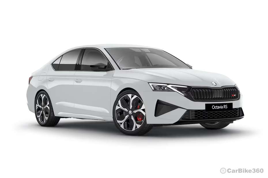 Skoda Octavia RS Candy White Color Skoda Octavia RS Candy White Color