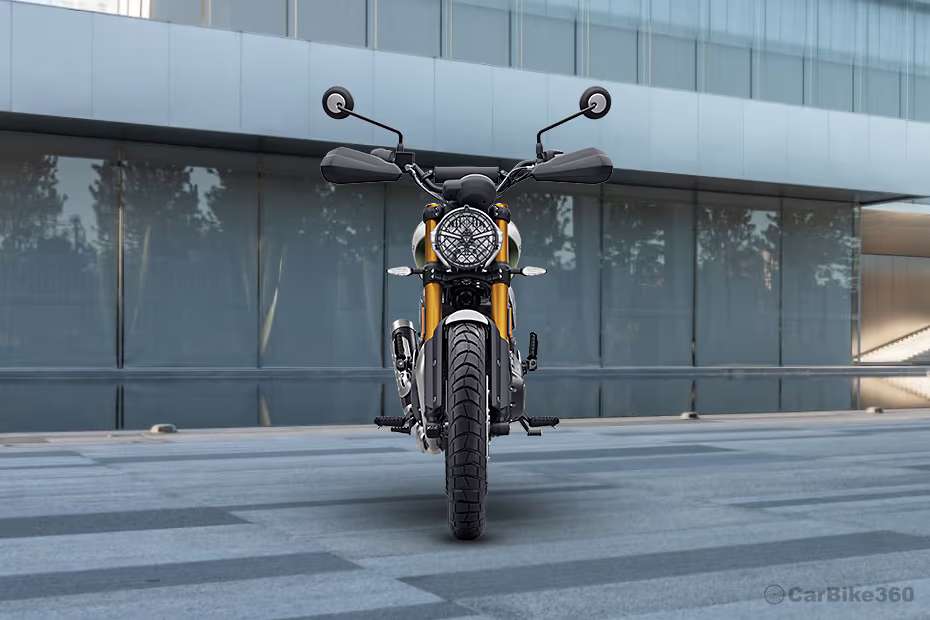 Triumph Scrambler 400 X Front View Triumph Scrambler 400 X Front View