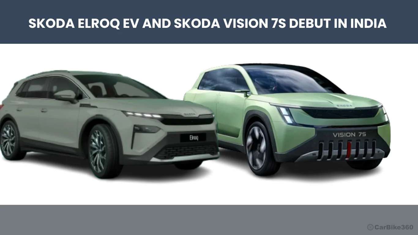 Skoda Debut Elroq EV and Vision 7S At Bharat Mobility Expo 2025 Skoda Debut Elroq EV and Vision 7S At Bharat Mobility Expo 2025