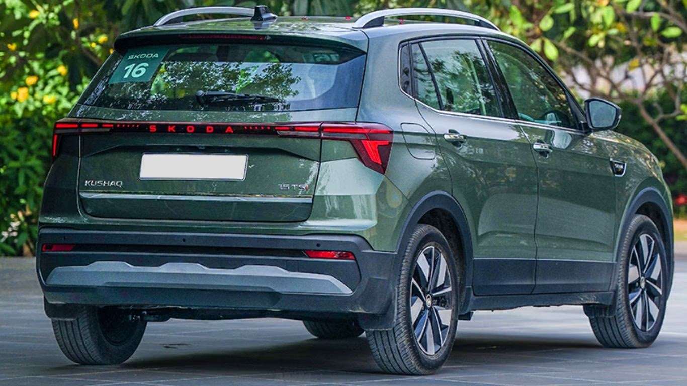 Skoda Kushaq Rear Profile