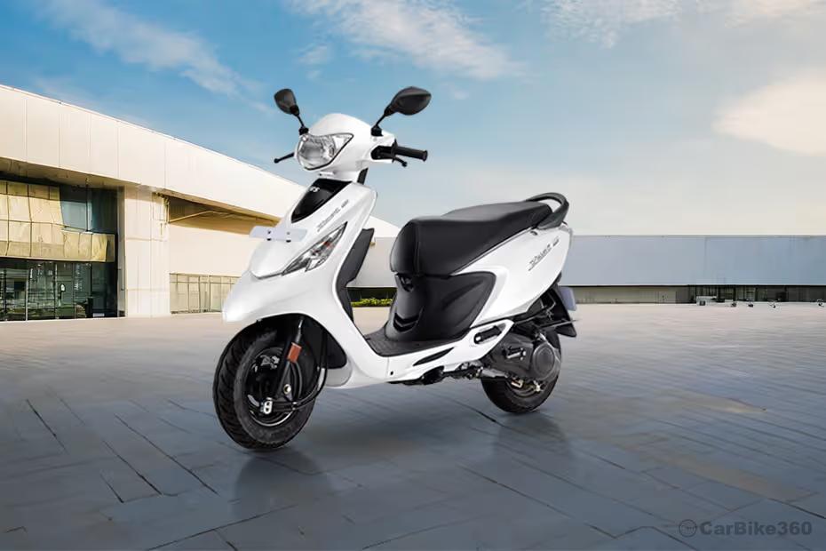 TVS Zest 110 Front Left Quarter View TVS Zest 110 Front Left Quarter View