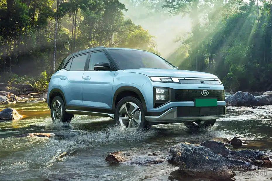 Hyundai Creta Electric Right Front Three Quarter Hyundai Creta Electric Right Front Three Quarter