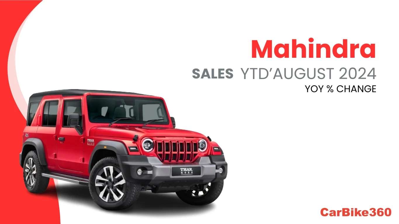 Mahindra Car Sales in August 2024