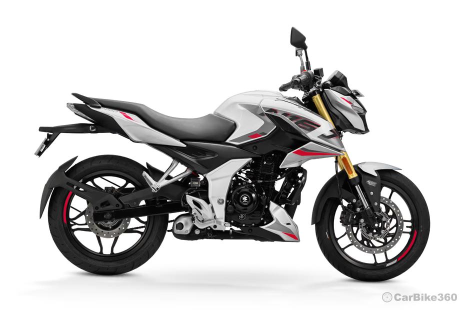 Bajaj pulsar n160 pearl metalic white color Bajaj pulsar n160 pearl metalic white color