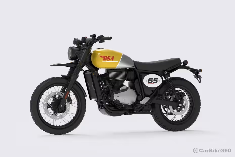 BSA Scrambler 650 BSA Scrambler 650 Left Front Three Quarter View