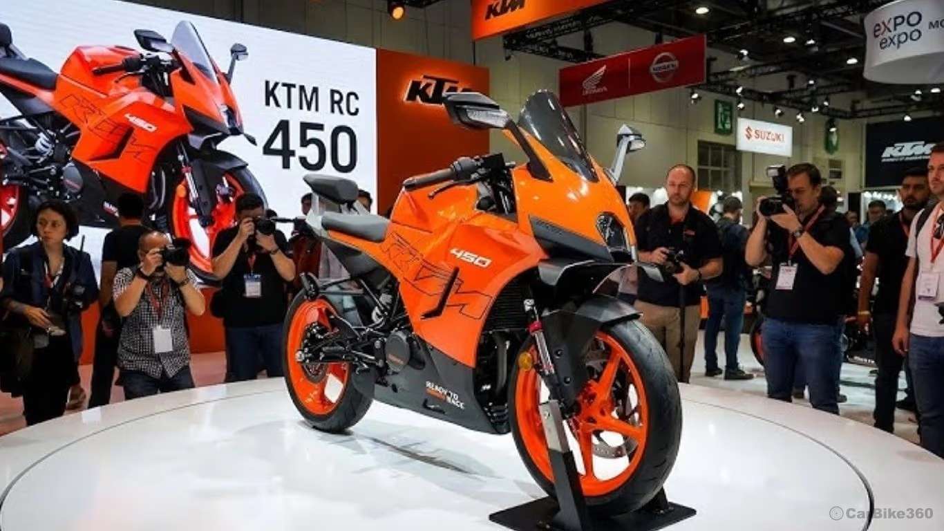 KTM RC 450 Launched in China: Key Features and India Launch Prospects Audio