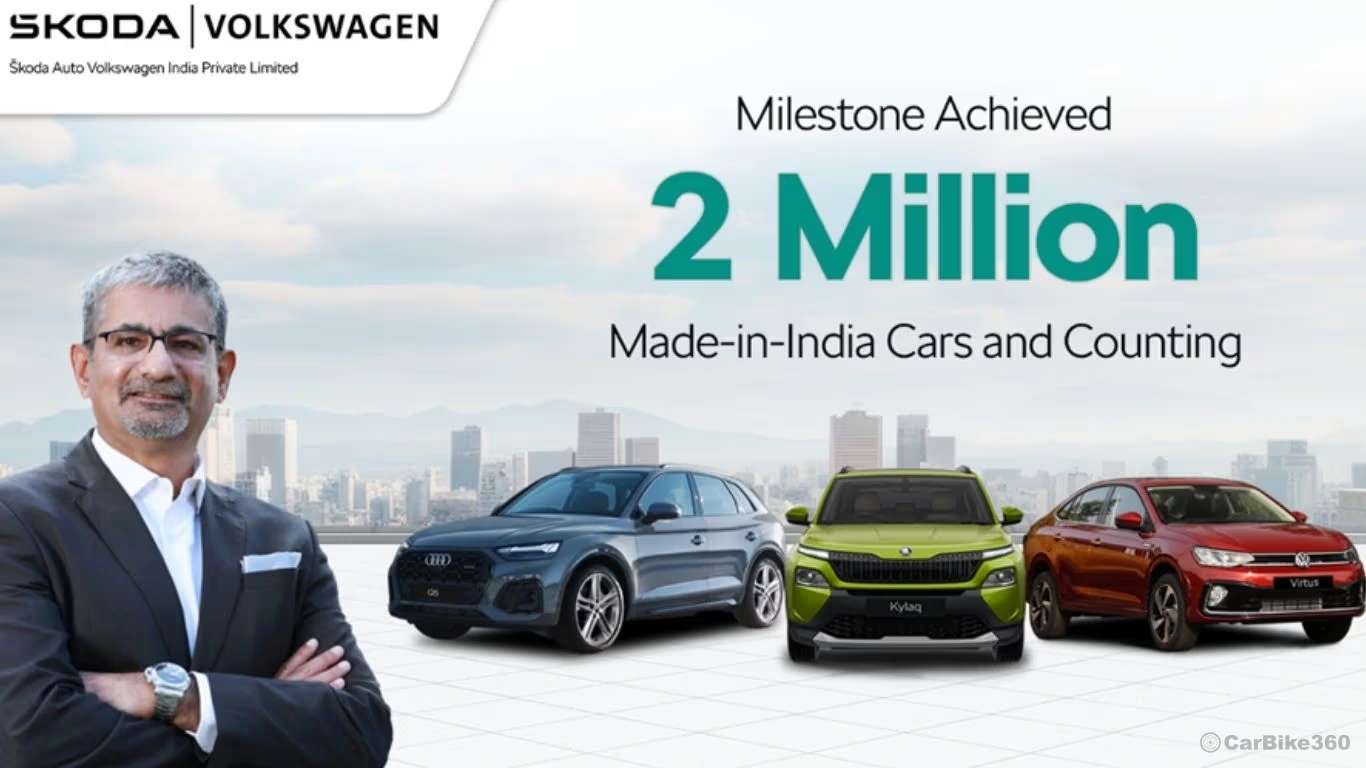 Škoda Auto Volkswagen India Crosses 2 Million Vehicle Production Mark, Driving India’s Role in Global Mobility Future Audio