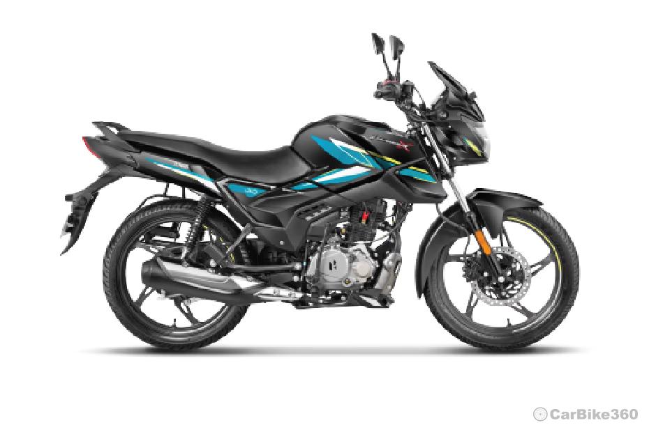 Hero glamour x 125 black teal blue Hero glamour x 125 black teal blue