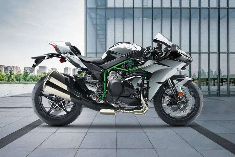 Kawasaki Ninja H2 Right Side View Kawasaki Ninja H2 Right Side View