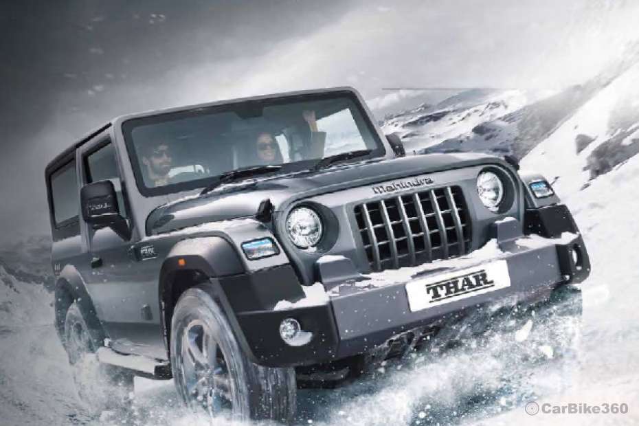 Mahindra Thar Facelift Spotted Testing with Updated Design and Features