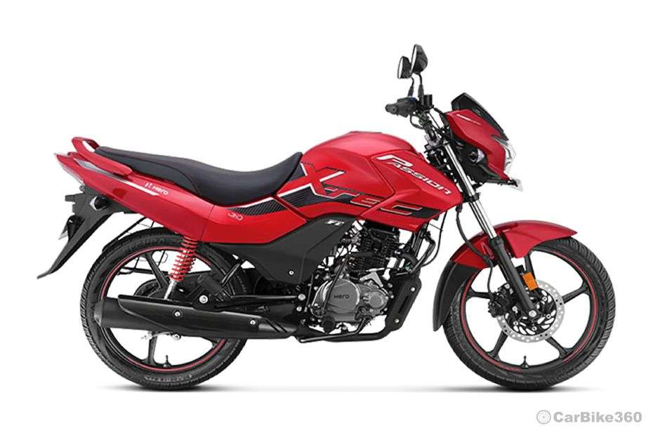 Hero Passion XTEC Right Side View Hero Passion XTEC Right Side View