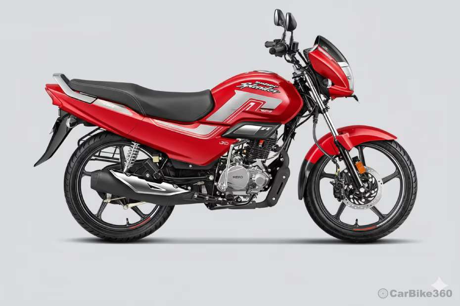 Hero Super Splendor XTEC Left Side View Hero Super Splendor XTEC Left Side View