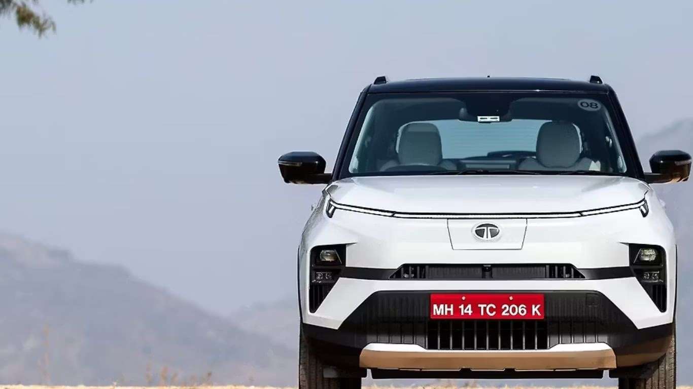 Old Tata Punch EV-Front Design View