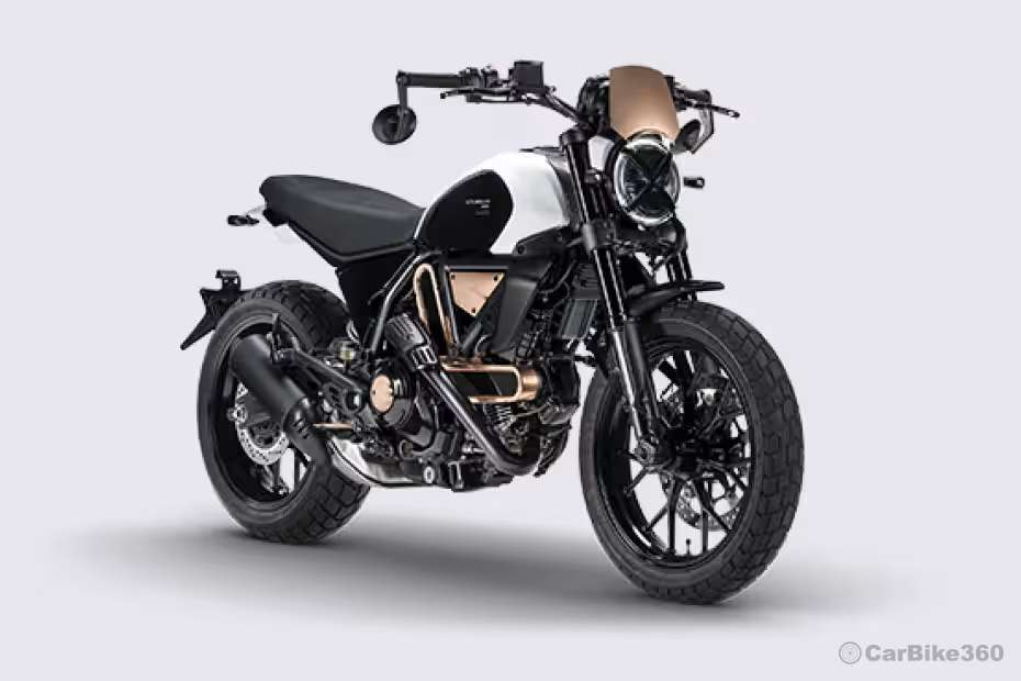 Ducati Scrambler 10° Anniversario Rizoma Edition Right Front Three Quarter Ducati Scrambler 10° Anniversario Rizoma Edition Right Front Three Quarter