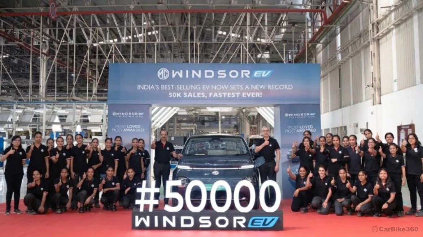 MG Windsor Becomes The Fastest EV To Achieve 50,000 Sales Records in 400 Days Audio