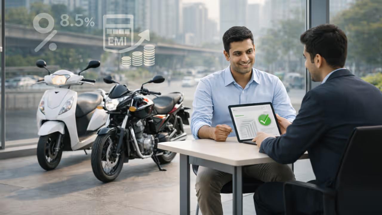 Two-Wheeler Loan Guide: Interest Rates, EMI & Eligibility Explained Two-Wheeler Loan Guide: Interest Rates, EMI & Eligibility Explained