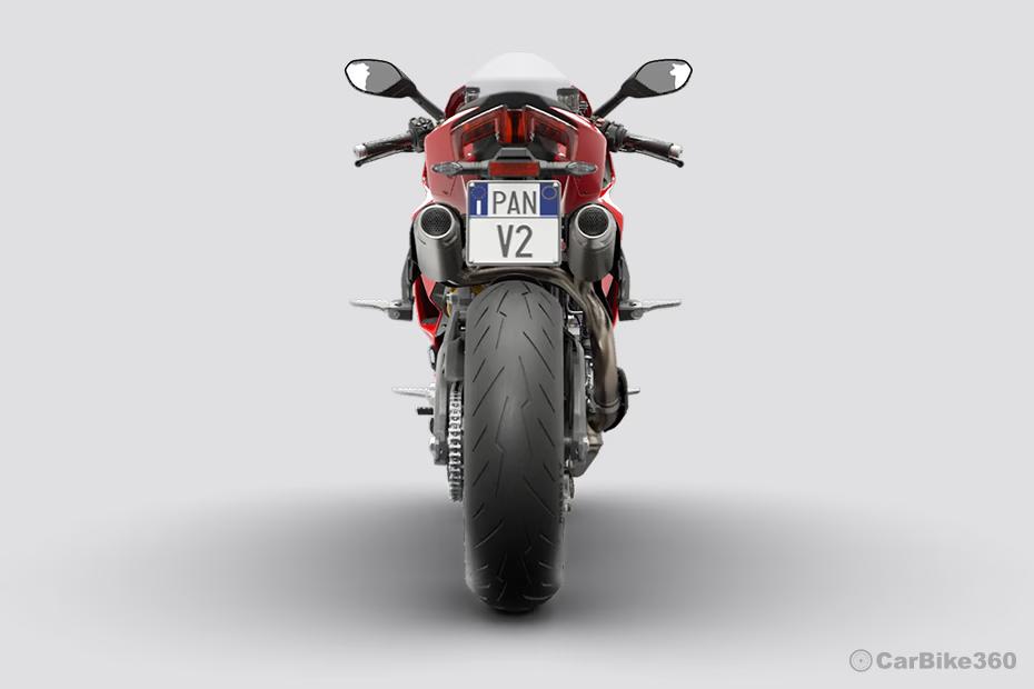 Ducati panigale v2 rear view Ducati panigale v2 rear view