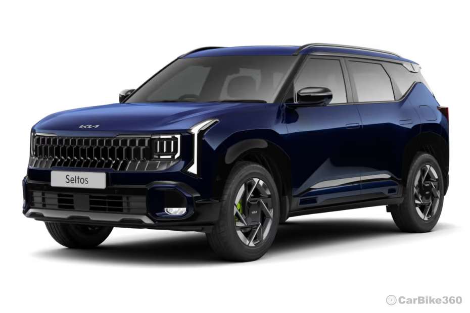 Kia Seltos Imperial Blue Color Kia Seltos Imperial Blue Color