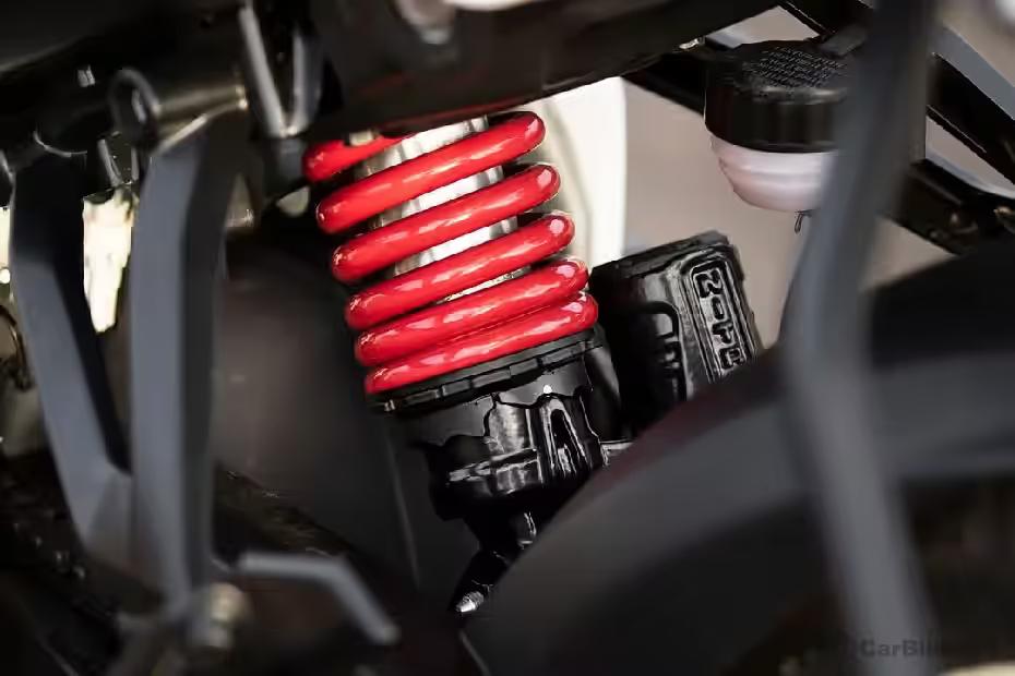 Nitrox mono shock for stable cornering Nitrox mono shock for stable cornering