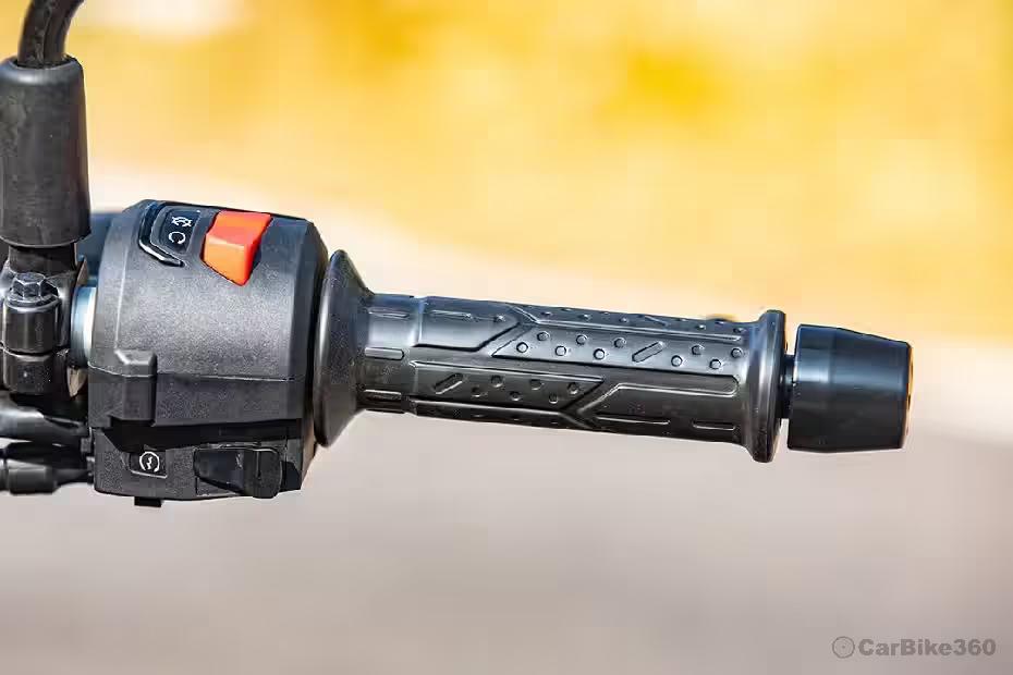 Electric start with engine kill switch on handlebar Electric start with engine kill switch on handlebar